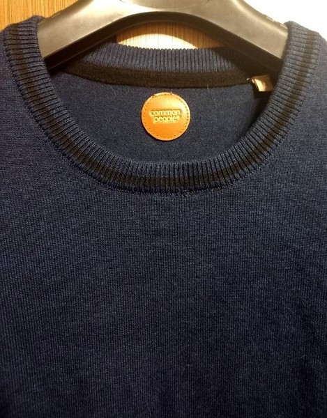 Men Common People Sweater Navy Polyamide 38 / M /