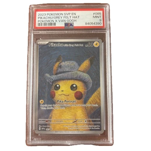 PSA 9 Van Gogh Pikachu Promo SVP EN 085 Pokemon Museum Exclusive MINT 🔥