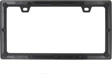 Corrosion-resistant Carbon Fiber License Plate Frame For All Vehicles 12.5x7 Corrosion-resistant Carbon Fiber License Plate Frame For All Vehicles 12.5x7