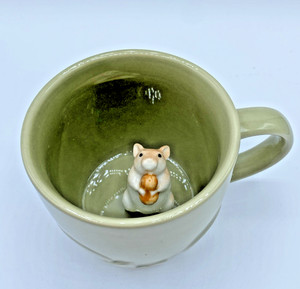 20 oz tall ceramic coffee mug no handle Tall Mugs / No Handle main image 1