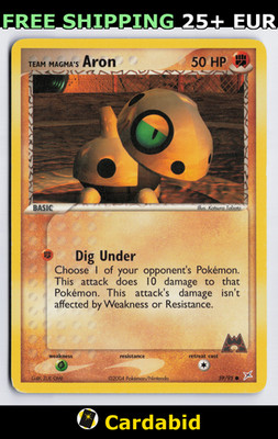 Team Magma's Aron - MA #59/95 Team Magma vs Team Aqua Katsura Tabata MP