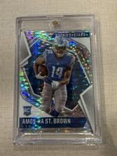 Panini 2021 Rookies & Stars Amon-Ra St. Brown Rookie #128 Detroit Lions