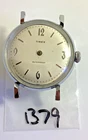 Vintage 1959 Timex Marlin 35MM White Dial Watch 2102 Runs M22 Spare Repair READ