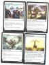 HUMAN -ANGEL WHITE DECK 40X CARDS MTG MAGIC FOUNDATIONS N-MINT K21 FOILS