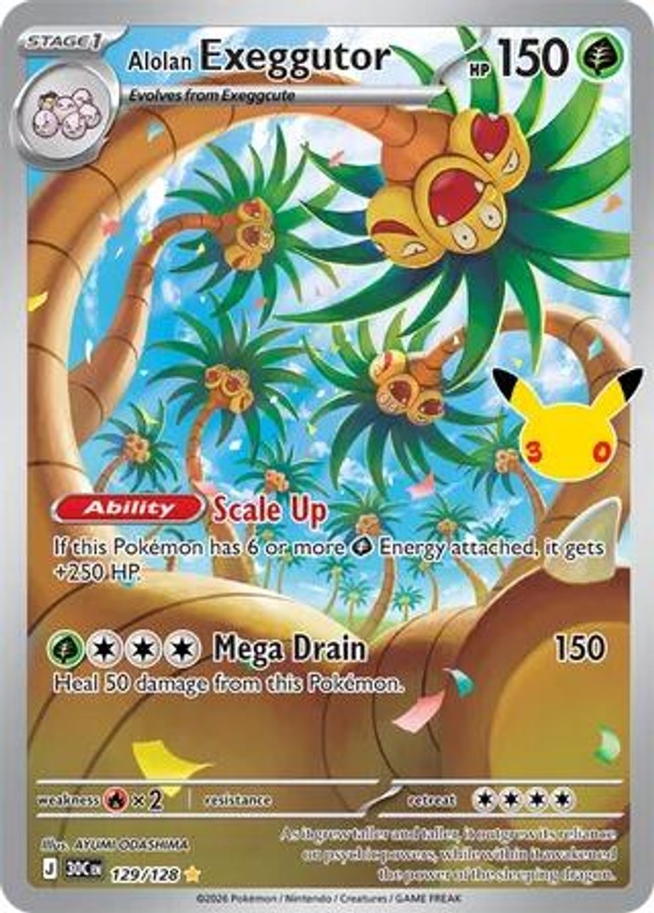 Alolan Exeggutor Holofoil [30C - 129/128]