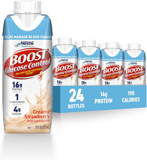 Glucose Control Ready to Drink Nutritional Shake Creamy Strawberry 8 fl oz