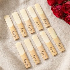 10-Pack Bb Clarinet Reeds Strength 2.5 - Natural Cane  Easy Play For Beginners