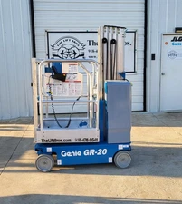 Refurbished Genie GR20 Runabout 20' Electric Vertical Mast Lift Scissor Lift