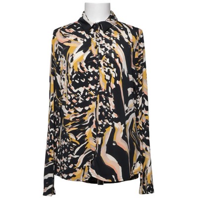 And Co Woman, Bluse, Größe: XL, LOTTE BLOUSE WEAVE, Schwarz/Mehrfarbig #uWF