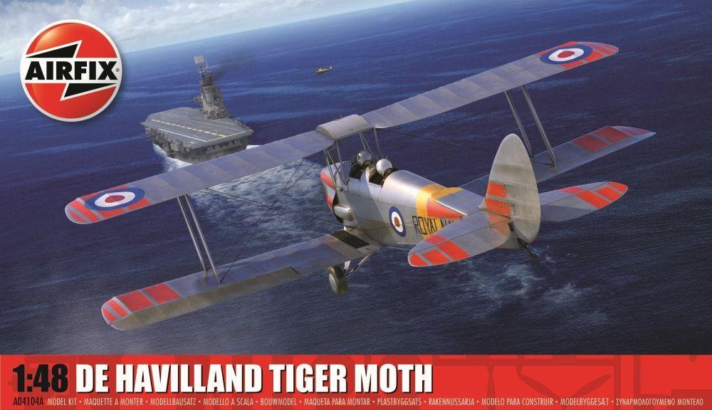 Airfix 04104A De Havilland Tiger Moth 1:48 Scale Model Kit - Image 17