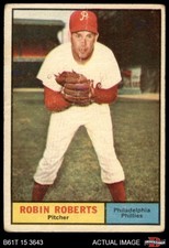 1961 Topps #20 Robin Roberts Phillies HOF 1 - POOR