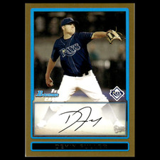 Devin Fuller #BDPP59 2009 Bowman Draft Picks - Prospects Gold Tampa Bay Rays MLB
