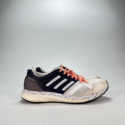 Adidas Adizero Tempo 9 White Black Athletic Running Shoes CP9499 Women s Size 6