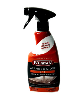 Weiman Granite and Stone 3 in 1 Clean Polish Protect 24 fl oz New