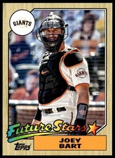 2022 Topps Oversized 1987 Future Stars Box Topper Joey Bart San Francisco Giants