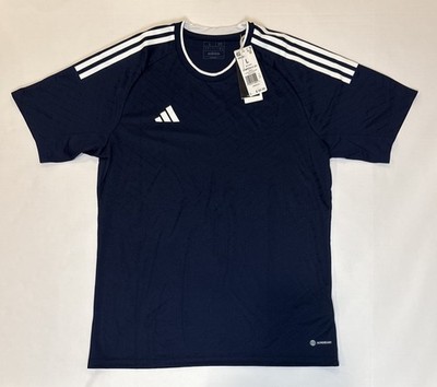 Adidas Campeon 23 Soccer Jersey Navy Blue Mens Size Large HR2621