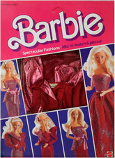 Tenue Barbie Spectacular Fashion - Année 1984 - Vintage - Neuf
