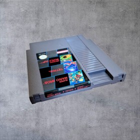 NINTENDO NES - Konsole Spiele / 3-1 mit Super Mario Bros, Tetris, World Cup