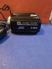JVC Everio GZ-HD-500BU HD Camcorder 20x Zoom, With Battery, And Charger