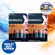 Image of 4x Duracell MN9100 LR1 1.5V Alkaline Batteries 910A E90 N KN AM5 Security Remote