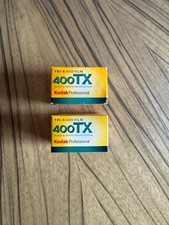 Kodak Tri-X 400 TX 35mm Film 2 Rolls B W EXPIRED 2017 2018