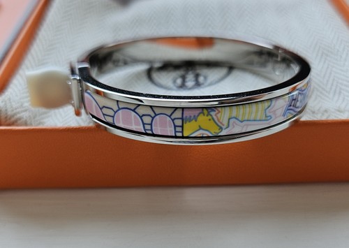 Hermes Mini Clic Kelly Armband Armreif Fauboug City Konfetti Größe PM - Bild 5 von 5