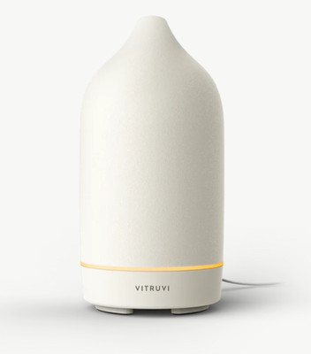 Vitruvi Air Essential Oil Stone Diffuser White Aromatherapy Diffuser