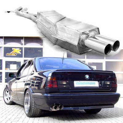 EISENMANN Sportauspuff BMW E34 525i 2x70mm