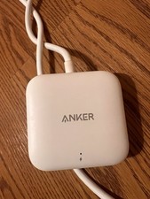 2026 10 INCH Anker PowerPort Cube with 2 Outlets and 2 USB Ports in WHITE