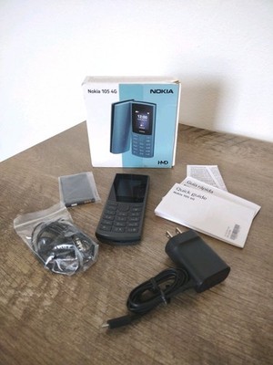 Nokia 105 4G Dual SIM GSM Unlocked Mobile Phone Charcoal Intl Version Only!