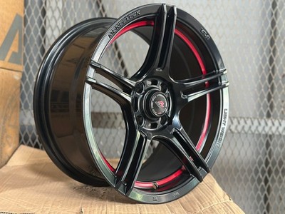 New 15x7 ET32 AD WHEEL VR-5 Matt Black (4 Wheel) 4x100 fit TOYOTA HONDA MAZDA