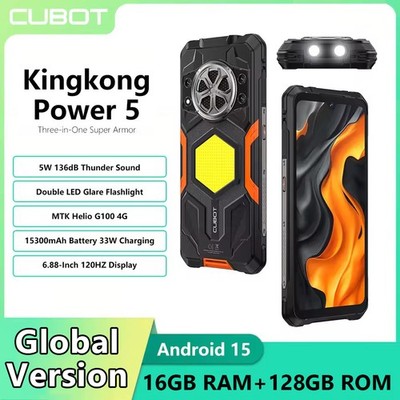 Cubot KingKong Power 5 IP68 Smartphone 15300mAh 64MP 120Hz 136dB