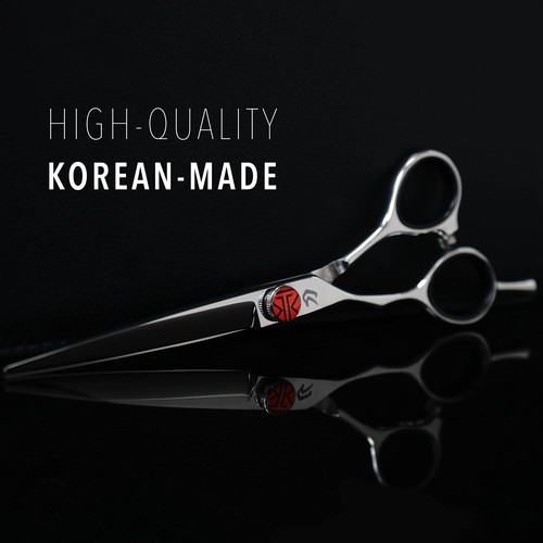 Tokko Katana Classic Lefty Shears Professional Razor Edge 440C Japanese Stain... - Picture 6 of 8