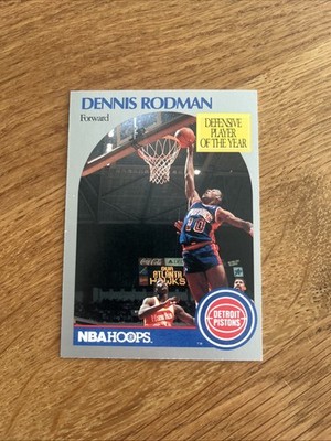 1990-91 Hoops Defensive Player Of The Year Dennis Rodman #109