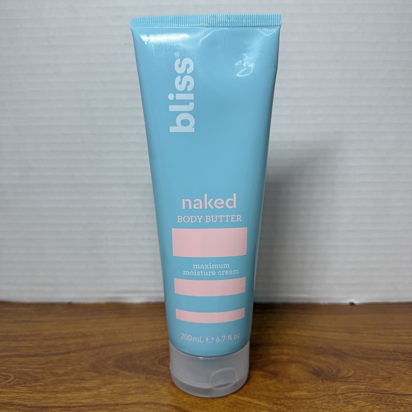 Bliss Body Butter, Naked , 6.7 fl oz (200 ml) NEW Maximum Moisture Cream