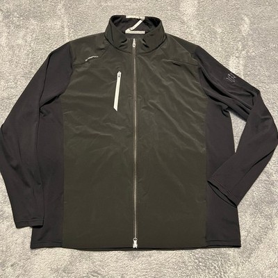 Zero Restriction Jacket Mens XL Black Performance Golf Full Zip