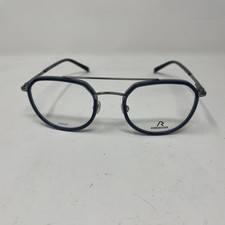 RODENSTOCK EYEWEAR R 7113 Titanium 51/21/145 BLUE FLEX HINGE EYEGLASSES E897