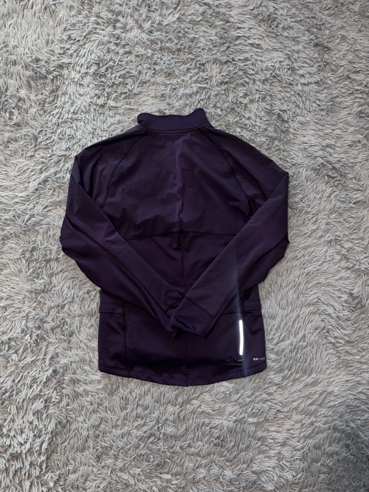 SACAI X NIKE Nike Dri Fit Giacca Donna Viola Running Full Zip Taglia Media