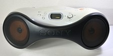 Sony ZS-X3CP S2 Sports Boombox CD Player AM/FM Radio VG Condition No Power Cord