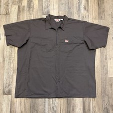 Vintage 90s Ben Davis 1/4 Zip Heavy Duty Work Shirt Size 5XL Made In USA