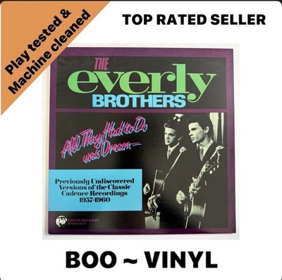 Everly Brothers - All They Had To Do Was Dream -12  Lp Vinyl Record NM / NM