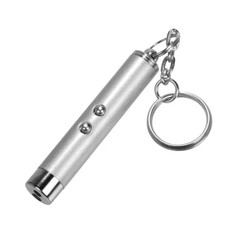 2-In-1 Interactive Cat Dog Training Pen with Red LED Pointer and White Flashligh