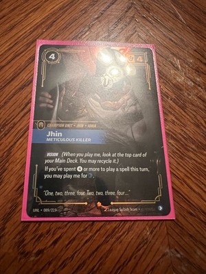 Jhin - Meticulous Killer Epic Unleashed 089/219 NrMt