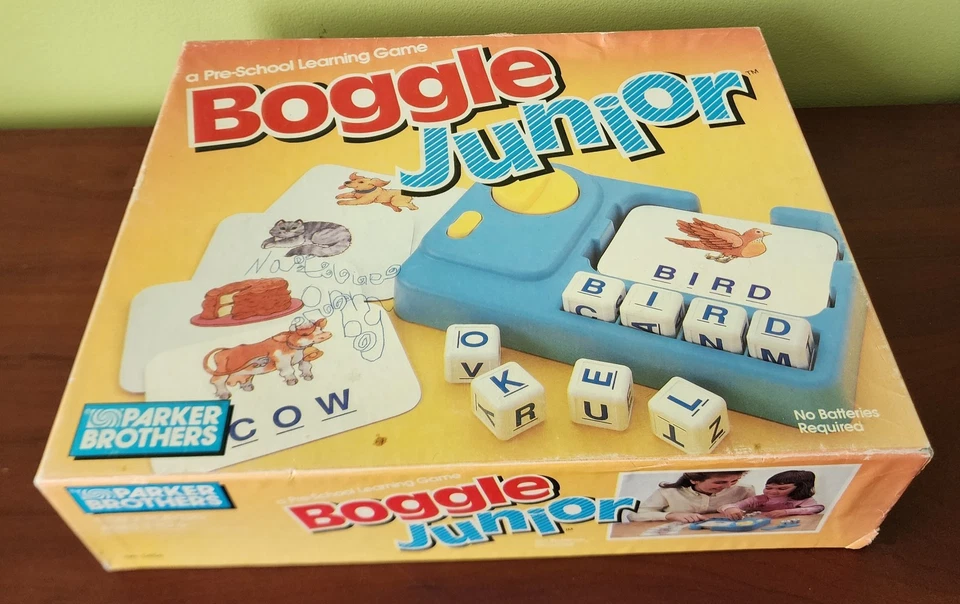 Vintage 1988 Boggle Jr Board Game Parker Brothers 100% Complete 📸SEE PICS📸 - Image 4 of 4