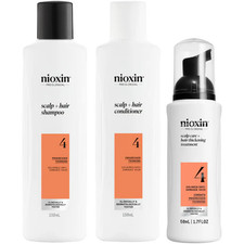 Nioxin System 4 Hair Starter Kit for Coloured Treated Hair with Progressed Thin