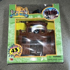 NEW Action Figure Cowboy Indians Carry Along WILD WEST Over 43 Pieces W4550