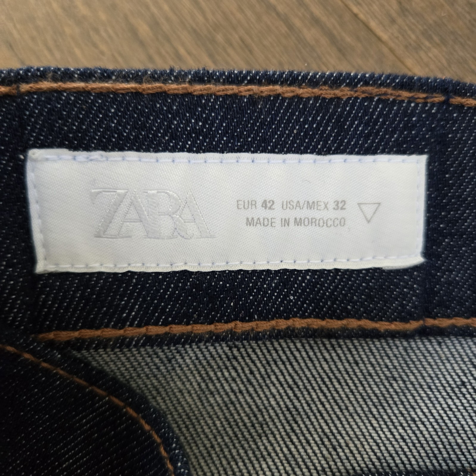ZARA MAN SKINNY Fit Jeans Dark Wash Men’s 32 US NEW image 8