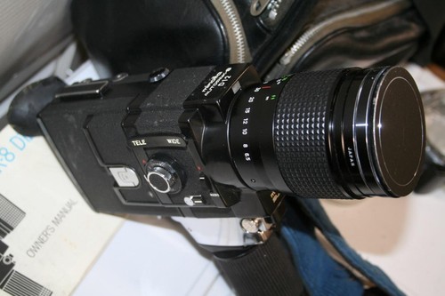 Minolta AUTOPAK-8 D12 Super 8 Movie Camera w/ Manual Filters Power Pack Soligen - Picture 8 of 12