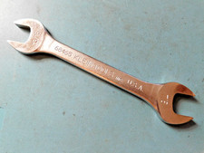 7/8 & 13/16 KLEIN Tools Double Open End Wrench 68465 made in USA *