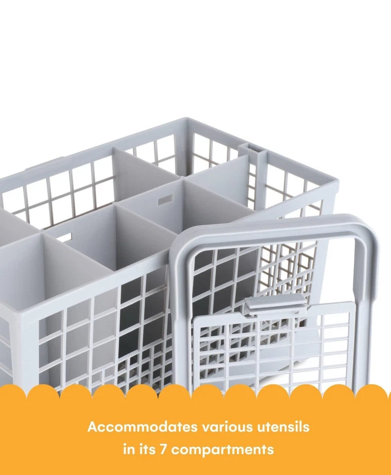 Universal Dishwasher Silverware Basket with 7 Compartments and Handle - Image 4 of 4